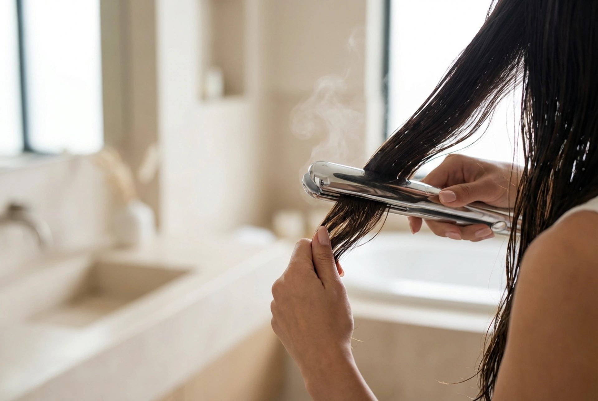 Glätteisen für nasses Haar: Styling Schritt für Schritt und die häufigsten Fehler
