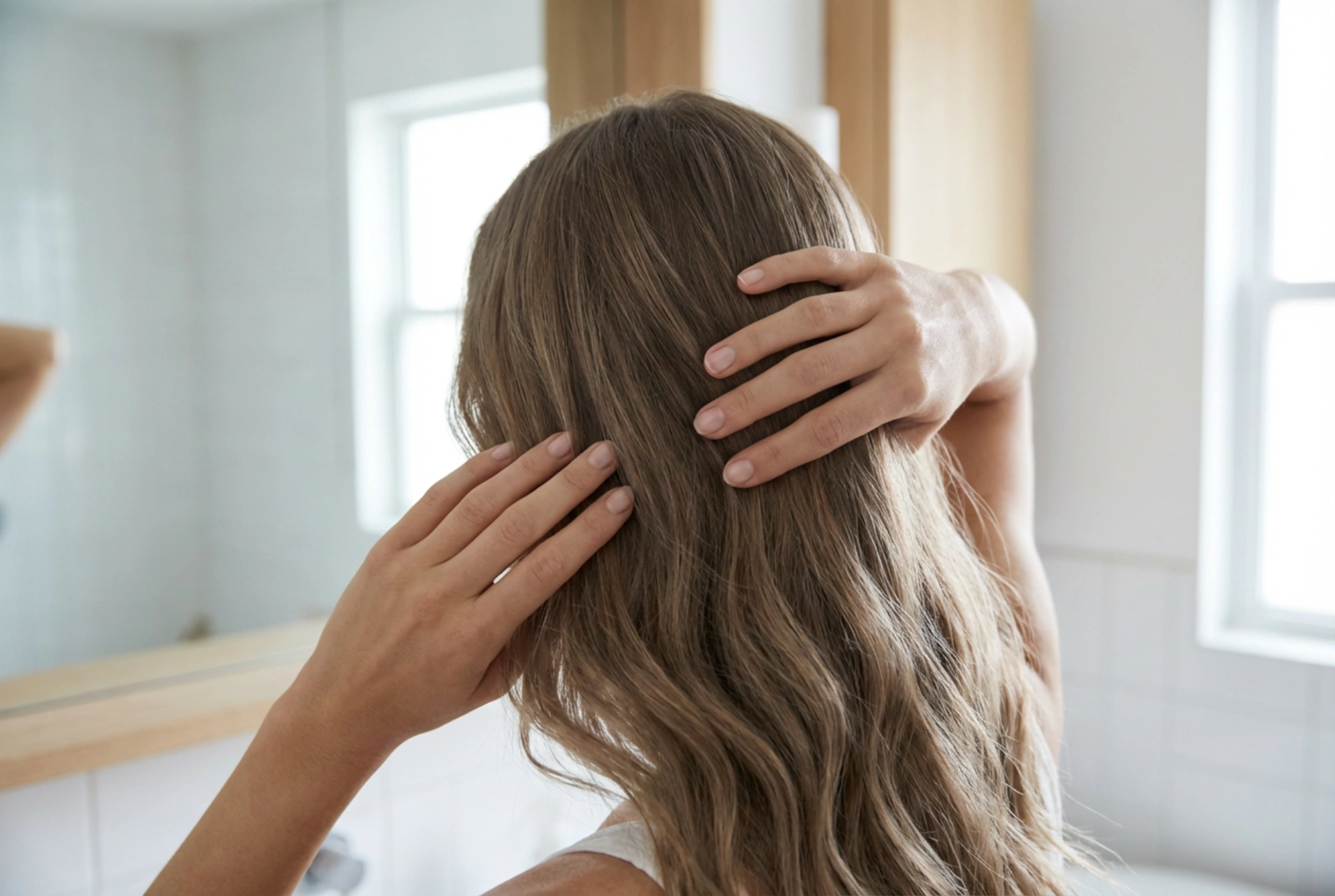 Haare nach dem Welleneisen: Abkühlen, Ausbürsten und Fixieren der Wellen