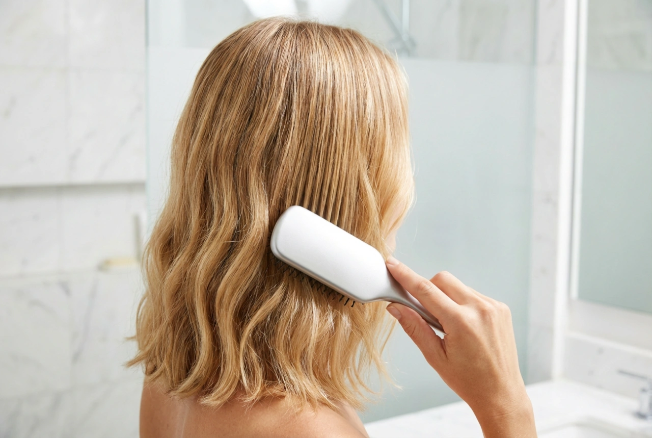 Schulterlanges Haar und Wellen: Techniken für sanftes Styling