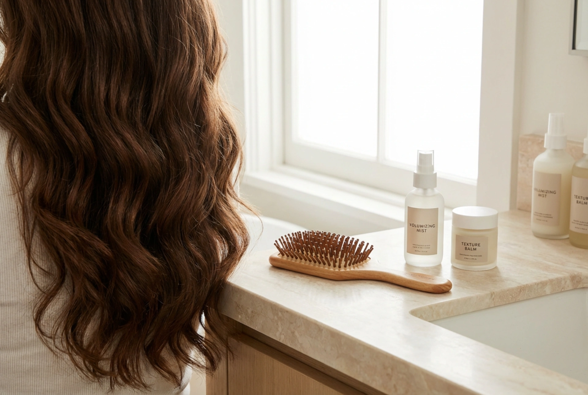 Frisur für gewelltes Haar: Vorbereitung, Styling und Halt