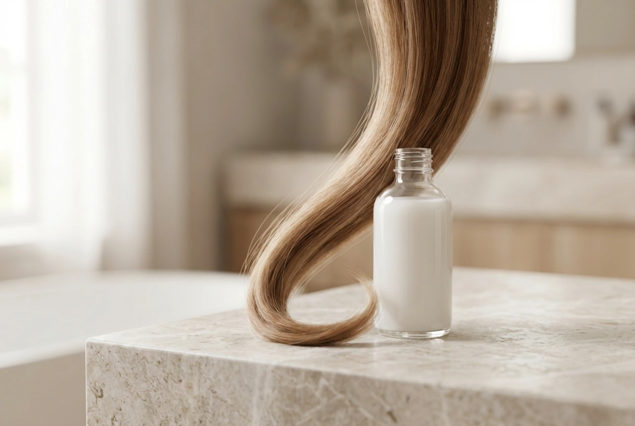 Haarmilch für den Alltag: Leichte Glättung ohne Beschweren