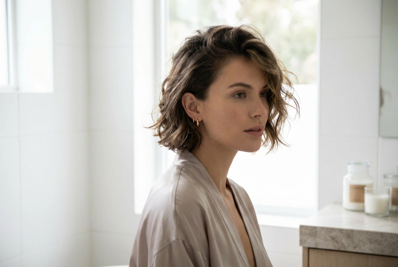 Kurze Haare: Wellen für die Hochzeit, dauerhaftes Styling in wenigen Schritten