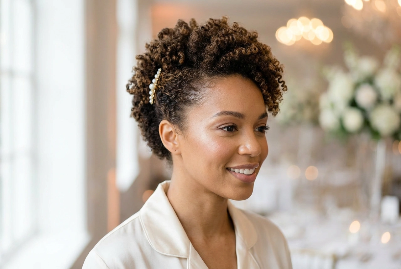 Locken für kurzes Haar zur Hochzeit: Elegante Stylings und Haltbarkeit