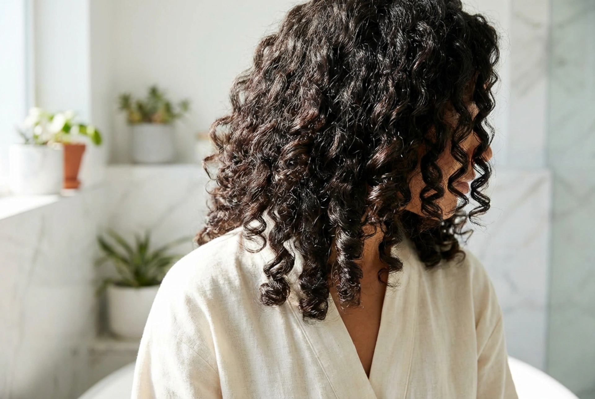 Locken bei schulterlangem Haar: Volumen und Form, die halten