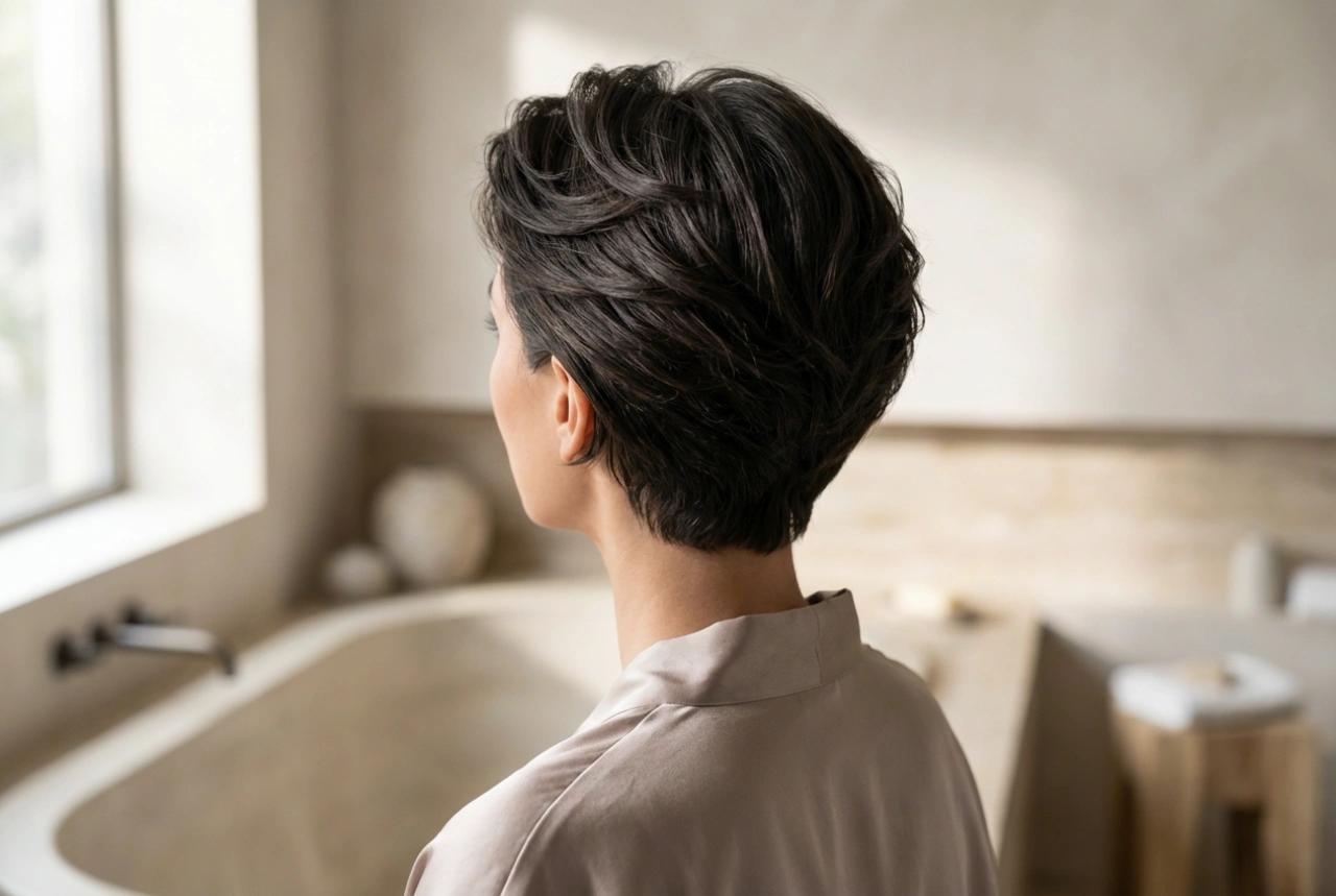 Styling von kurzem Haar: Volumen, Richtung und Finish