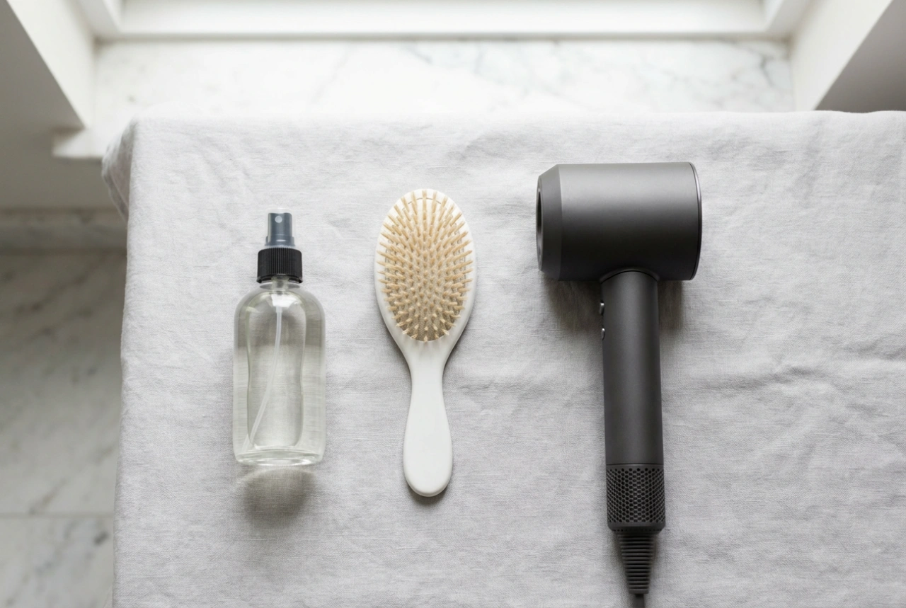 Hitzeschutz für die Haare: die richtige Reihenfolge in der Styling-Routine