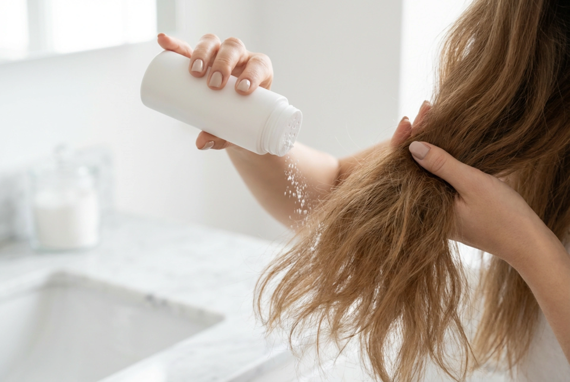 Haarpuder für Styling: Volumen und Textur aufbauen