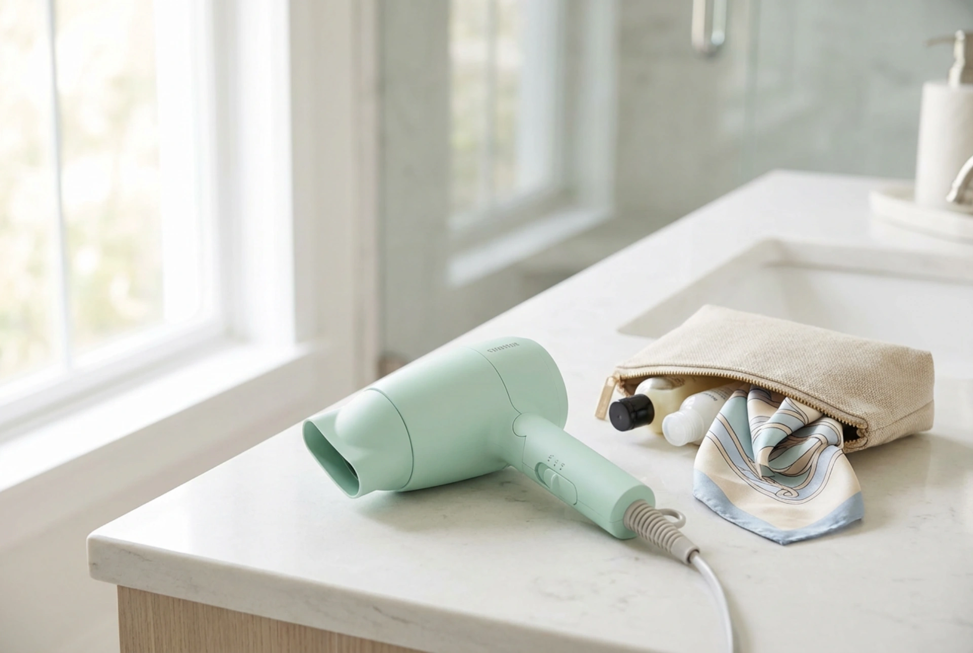 Kompakter Ionen-Haartrockner: Reisetipps und sicheres Styling unterwegs