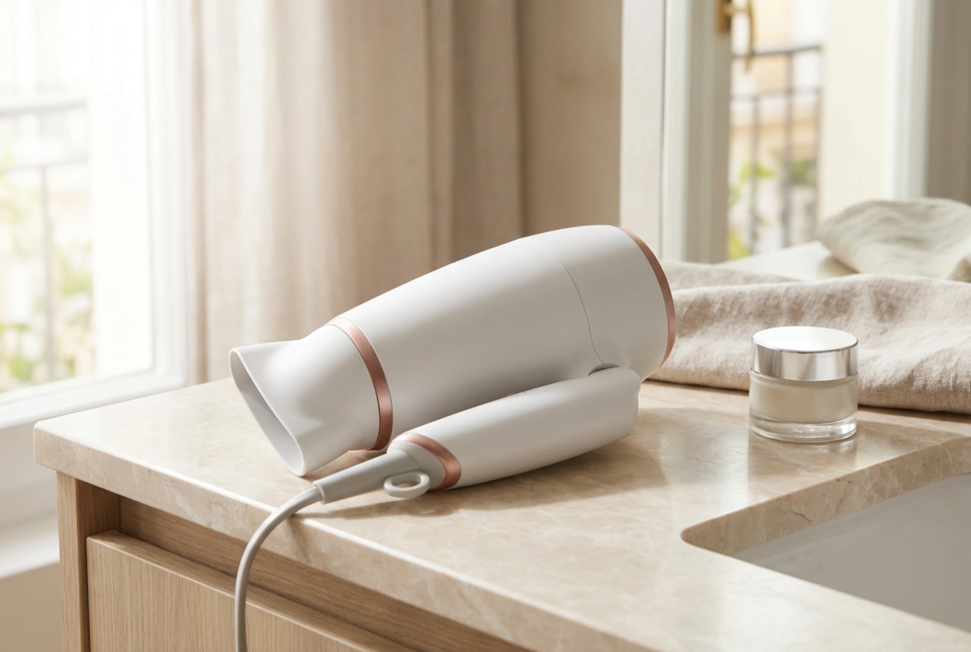 Reiseföhn: Kompaktes Trocknen, klappbarer Griff und sinnvolle Einstellungen