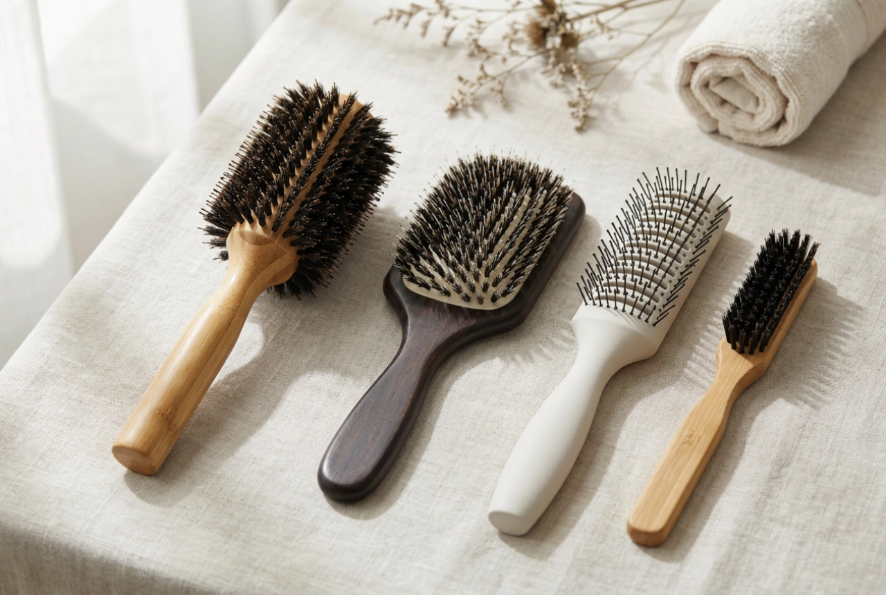 Professionelle Haarbürsten: Auswahl von Form, Durchmesser und Borsten für das Styling