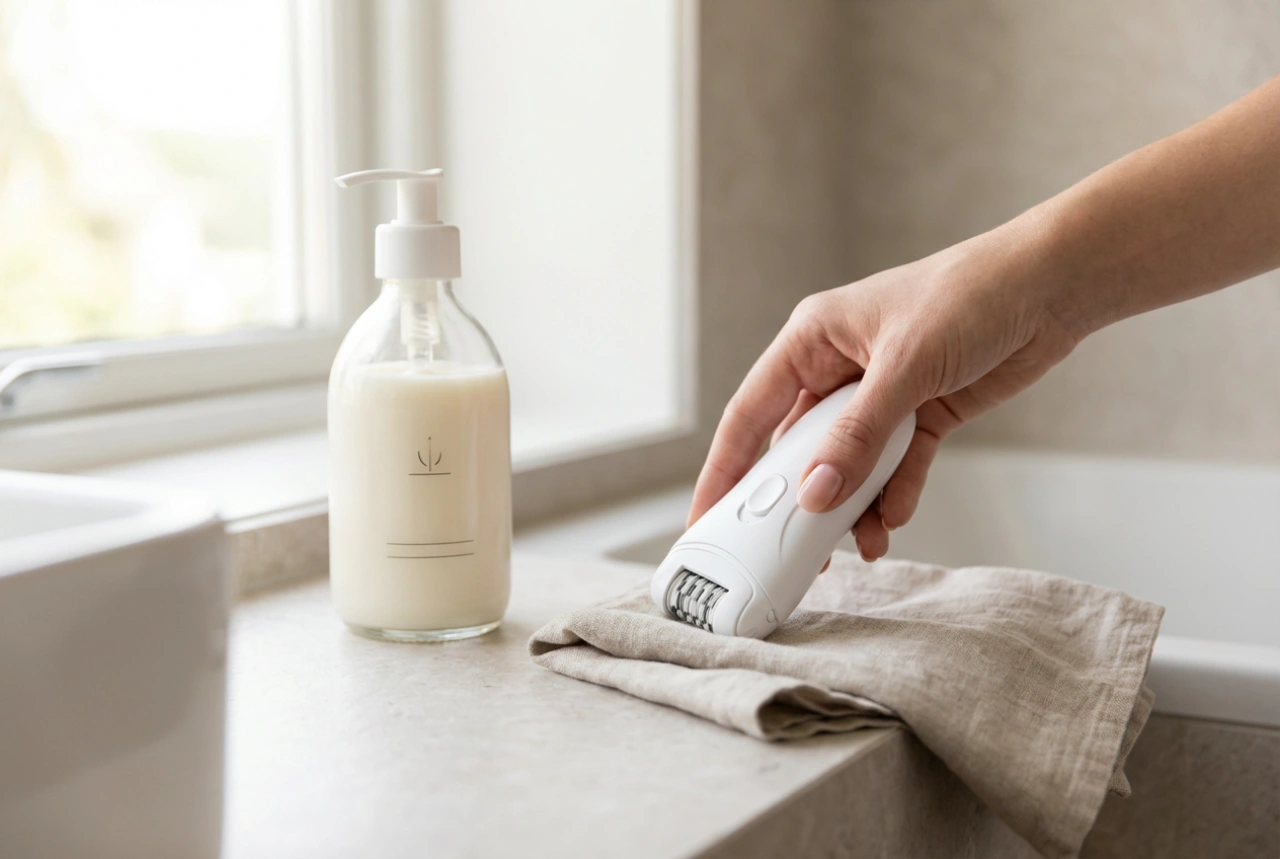 Elektrische Epilation zu Hause: Anwendung des Epilierers, Tempo und Pflege
