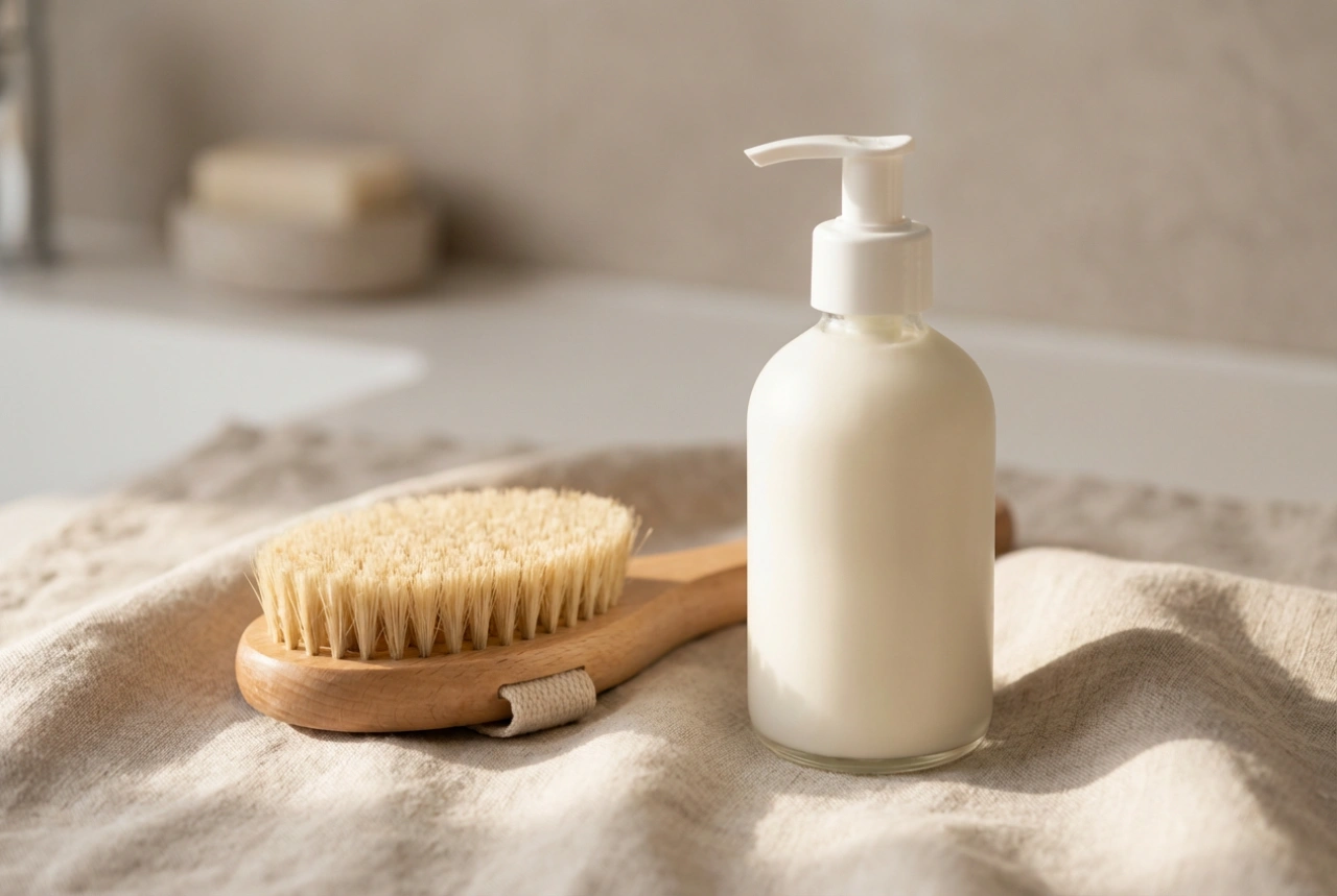 Straffende Bodylotion: Die perfekte Kombination mit Trockenbürsten