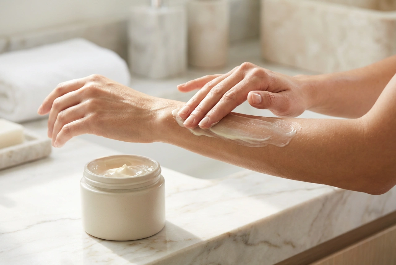 Körperbutter oder Bodylotion? Wie man Körperbutter für geschmeidige Haut richtig anwendet
