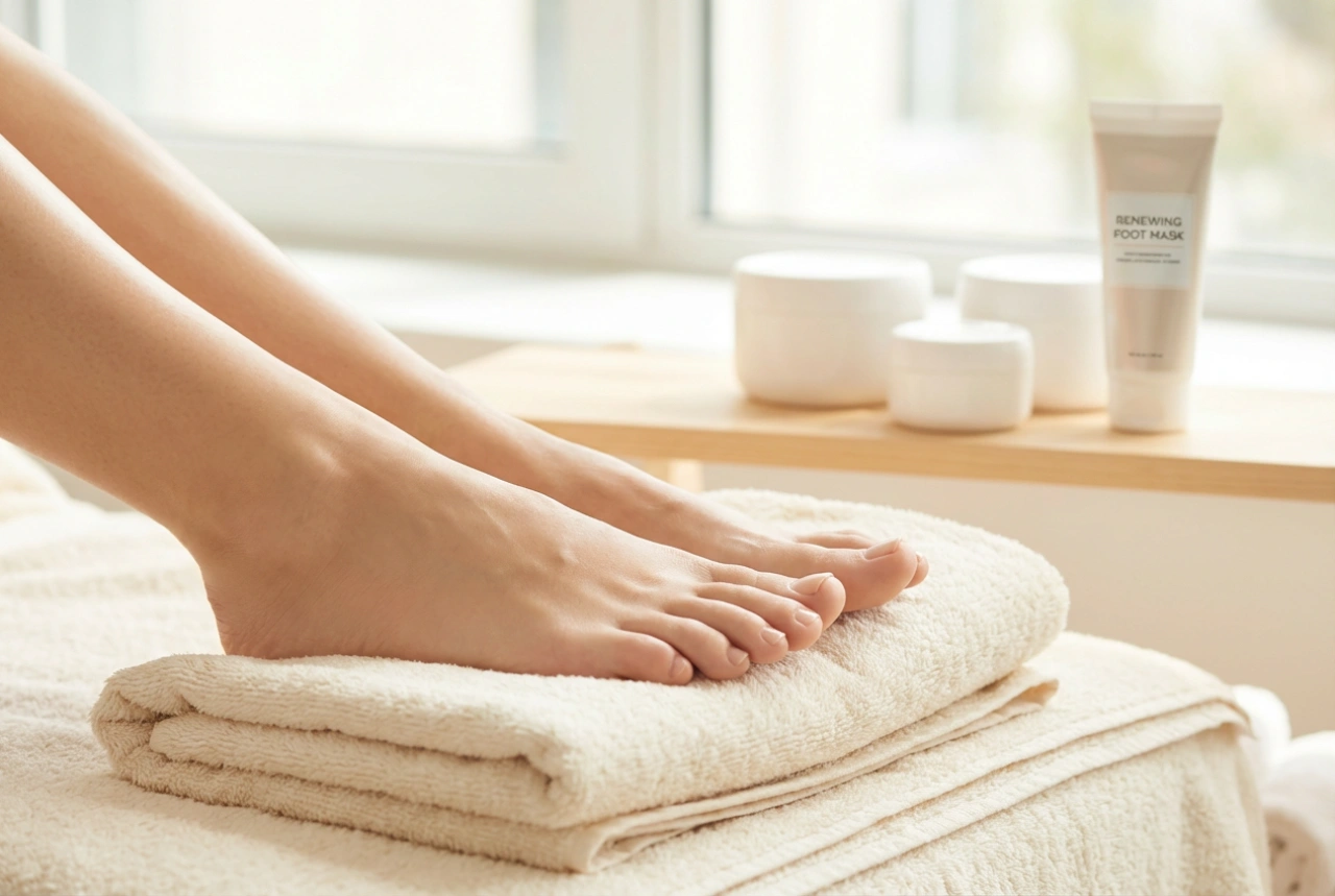 Exfolierende Fußmaske: Wie sie wirkt und wie man Irritationen vermeidet