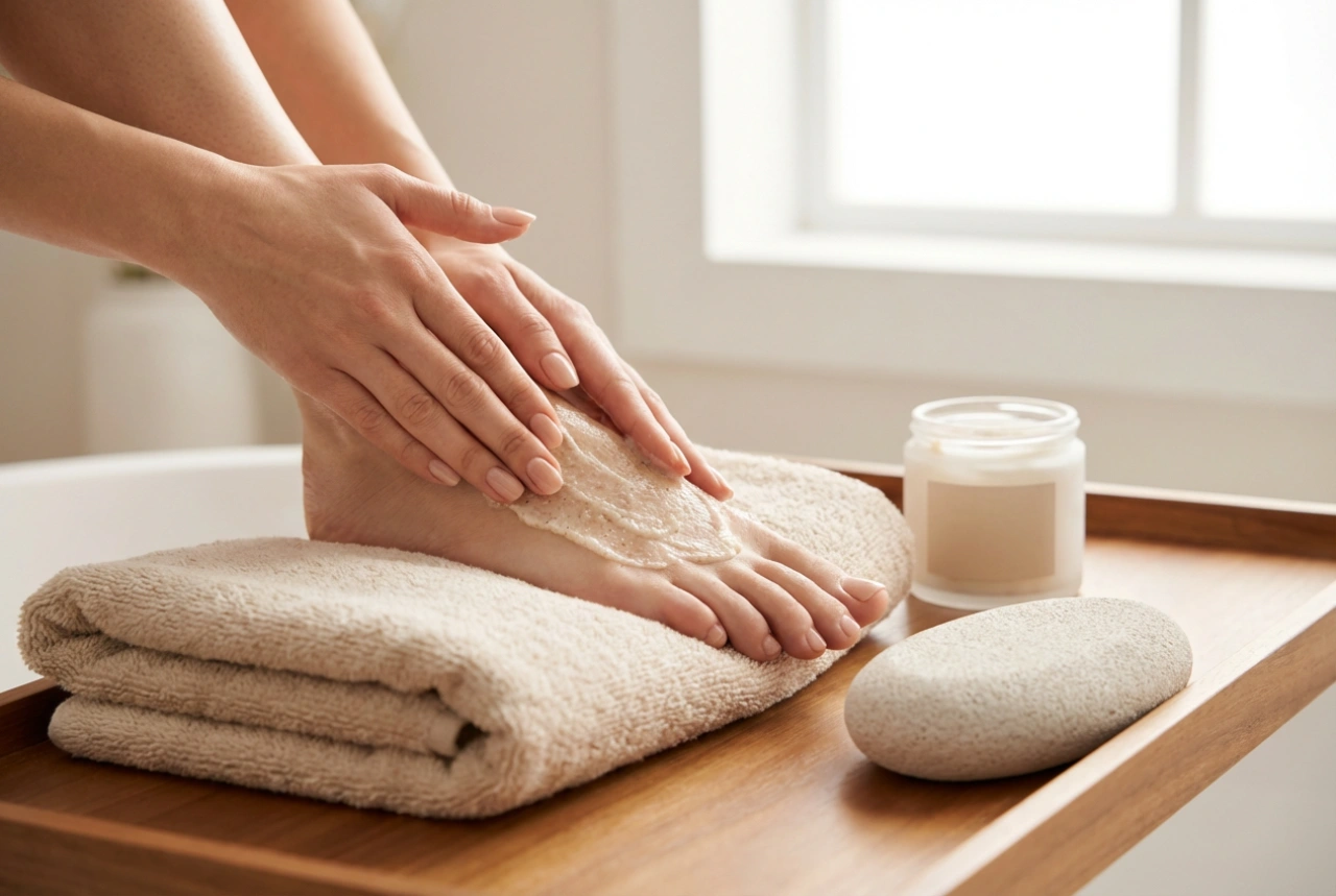 Fußpeeling für zu Hause: Arten, Häufigkeit und Massagetechnik