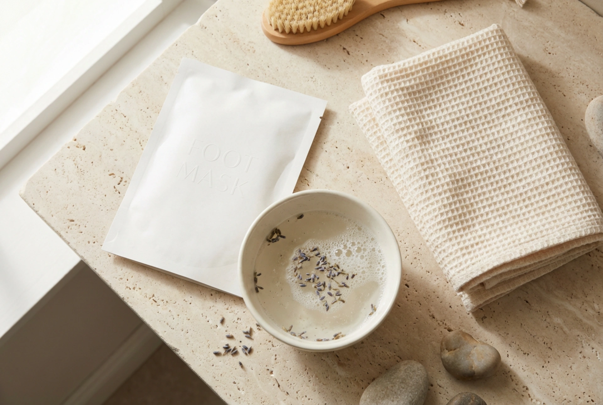 Peeling-Fußmaske: Vorbereitung, Anwendung und Pflege