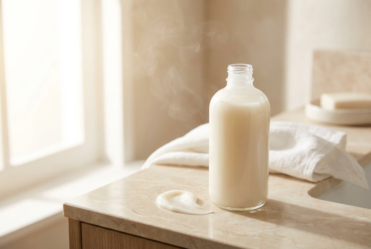 Cremiges Duschgel: Sanfte Reinigung und Schutz der Hautbarriere