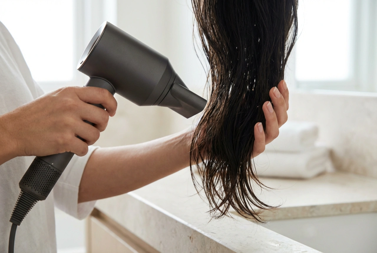 Haartrockner wie vom Profi: Leistung, Zentrierdüse und die richtige Föhntechnik ohne Hitzeschäden
