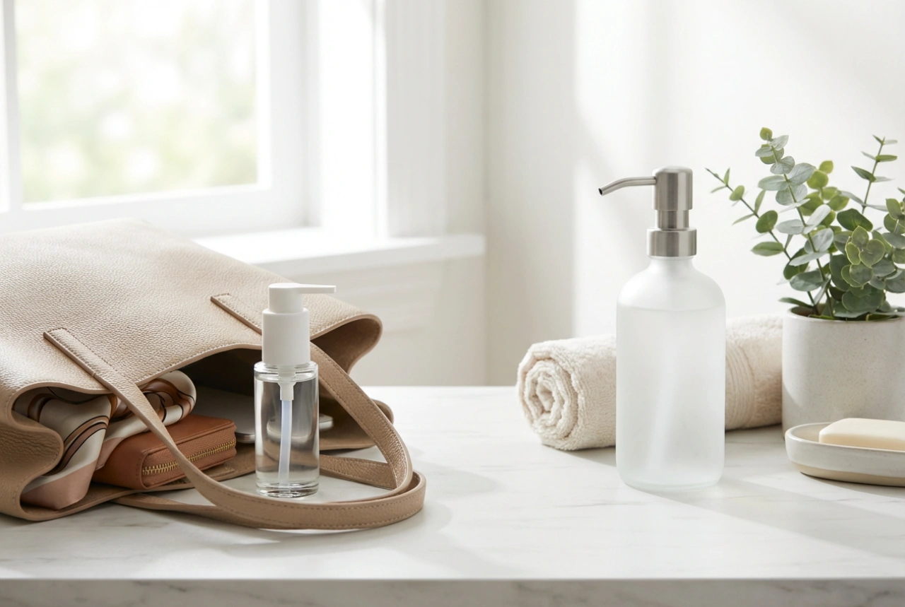Händedesinfektionsmittel für die Handtasche und zu Hause: Praktische Tipps