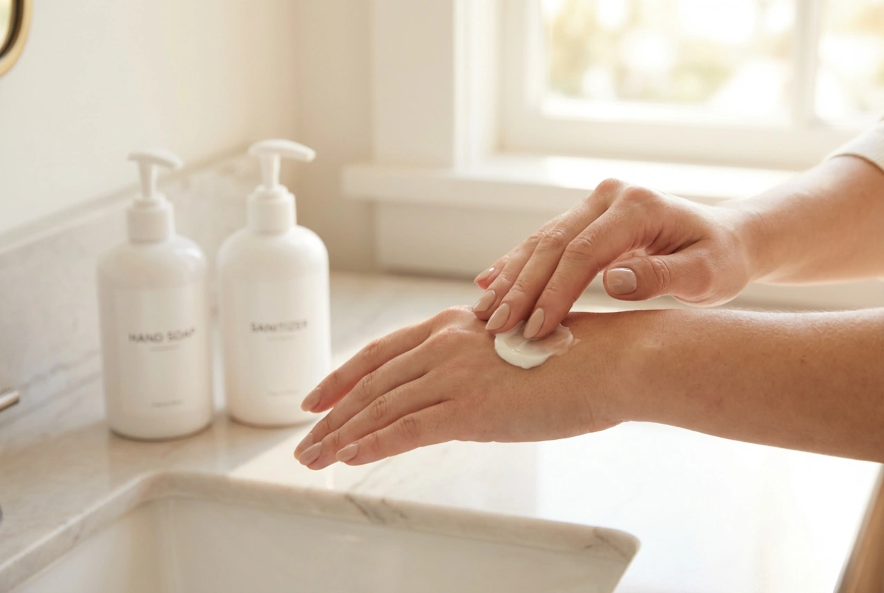 Handhygiene im Alltag: effektives Waschen, Desinfizieren und Befeuchten