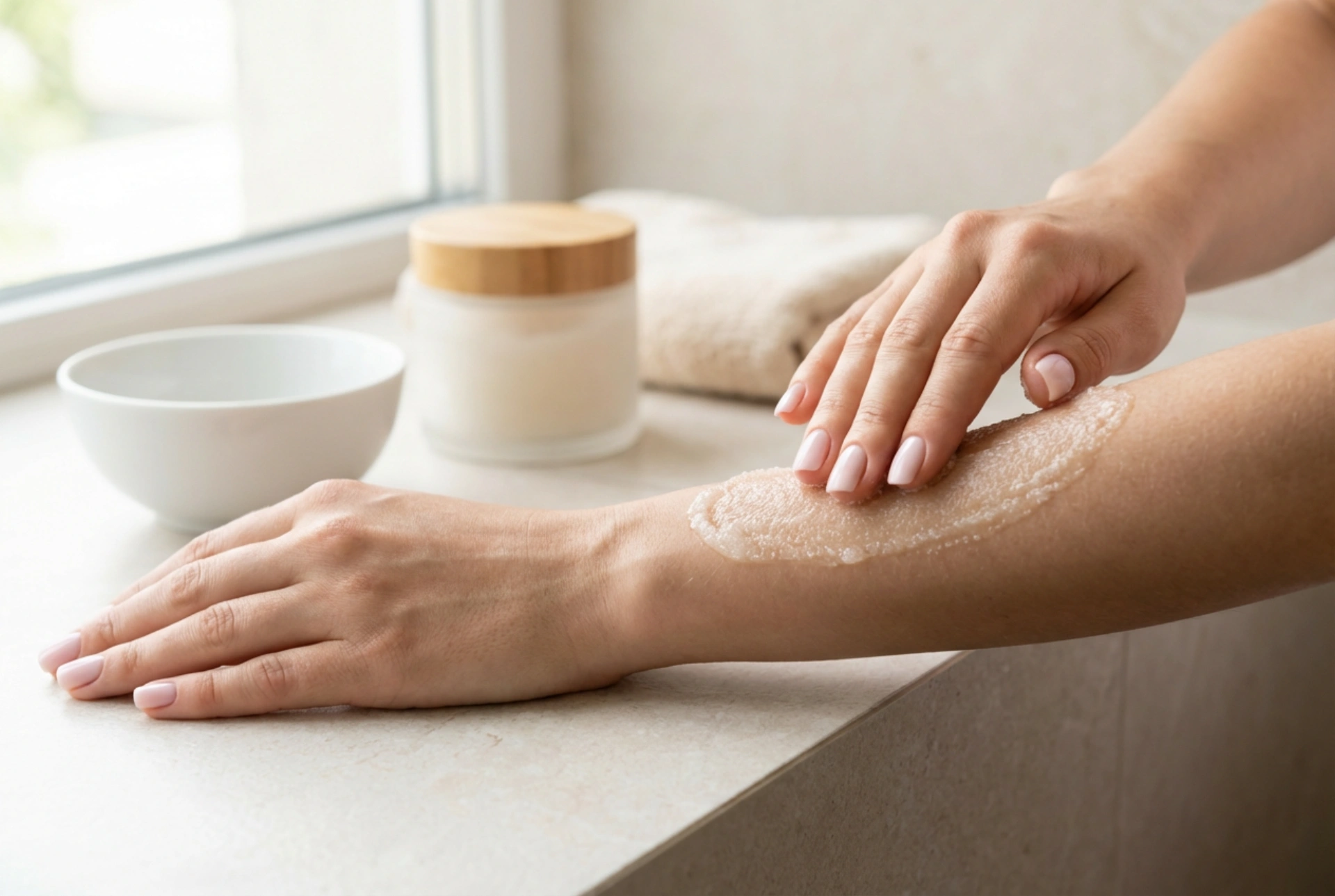 Körperpeeling: Wie man die richtige Körnung wählt und es ohne Reizungen anwendet