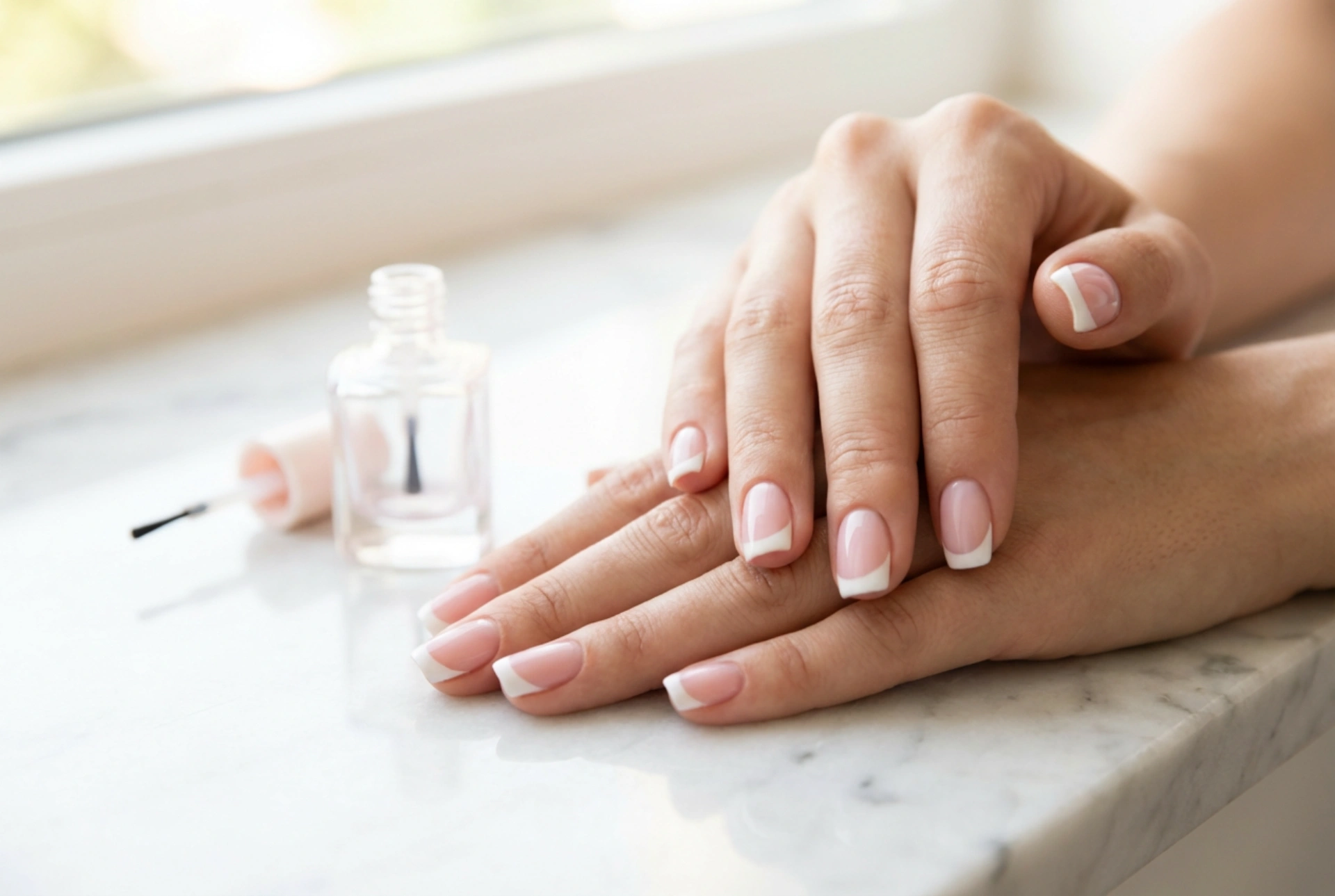 French Manicure selber machen: Nagelvorbereitung und Lackierung