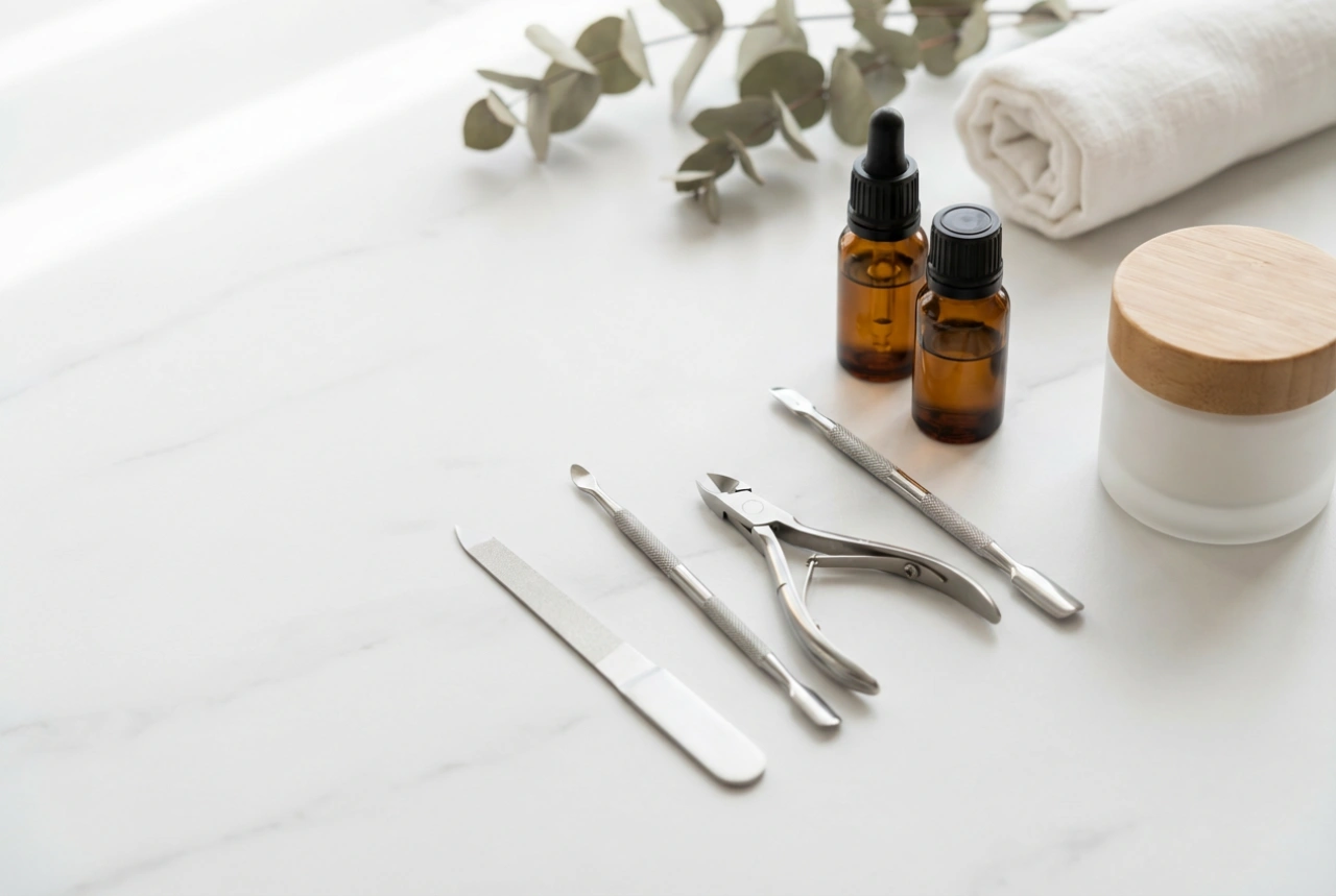 Professionelles Maniküre- und Pediküre-Set: Inhalt und Hygiene