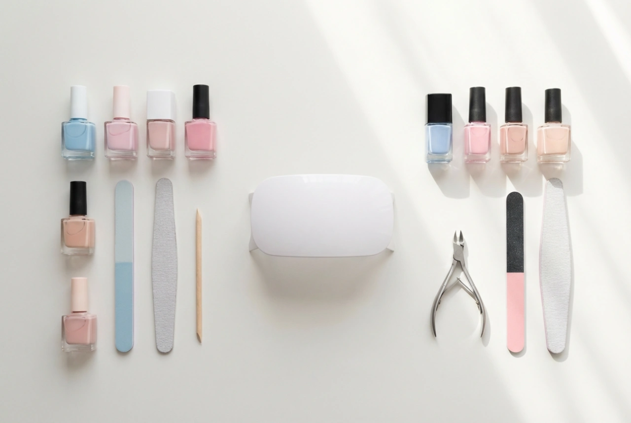 Professionelles Nagelset: Zusammenstellung und Organisation des Arbeitsplatzes