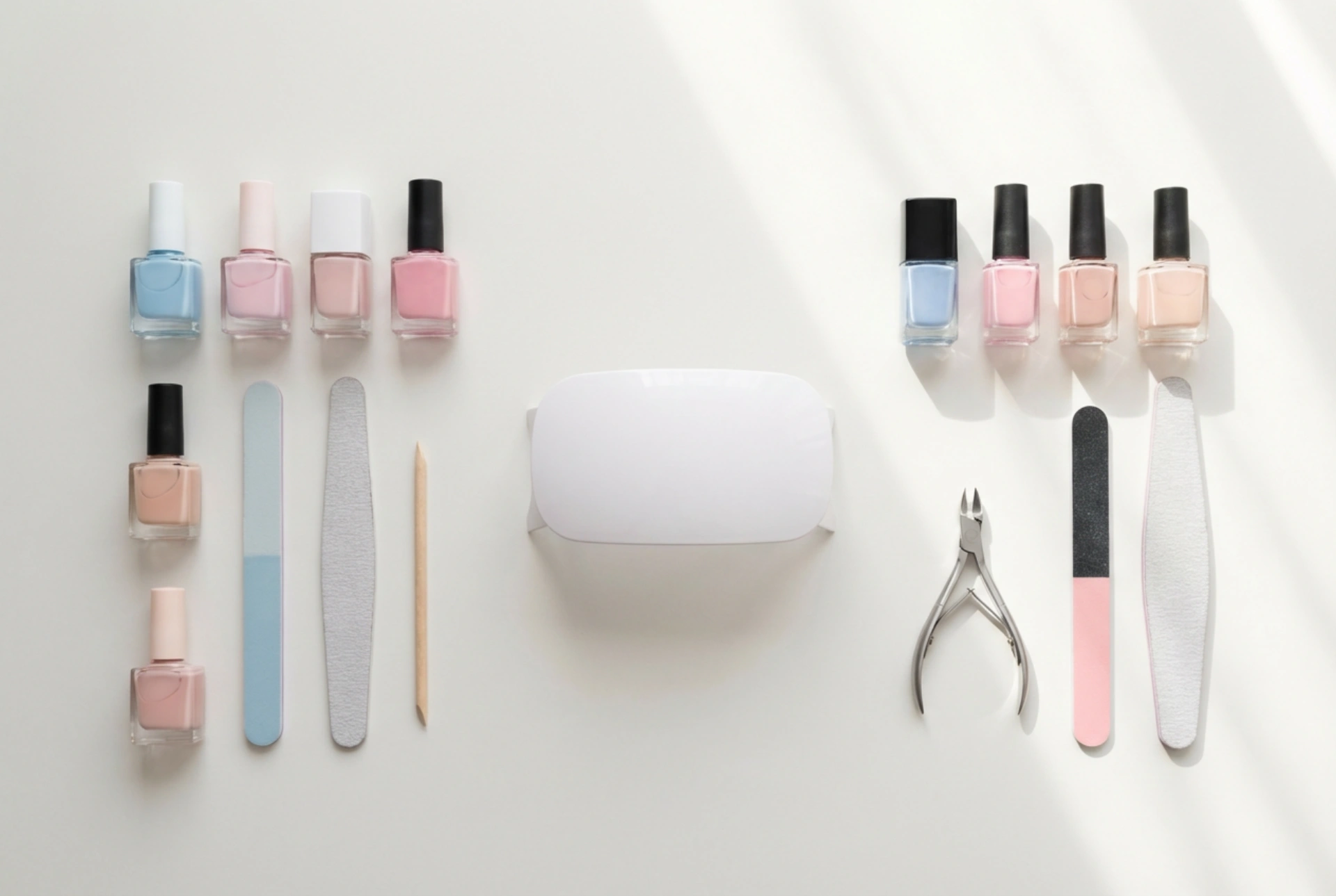 Professionelles Nagelset: Zusammenstellung und Organisation des Arbeitsplatzes