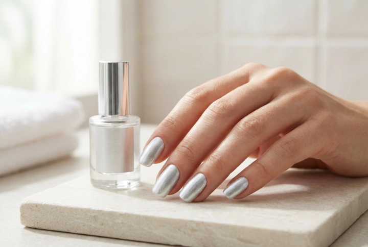 Silberner Nagellack: Tipps für ein perfektes, gleichmäßiges Ergebnis