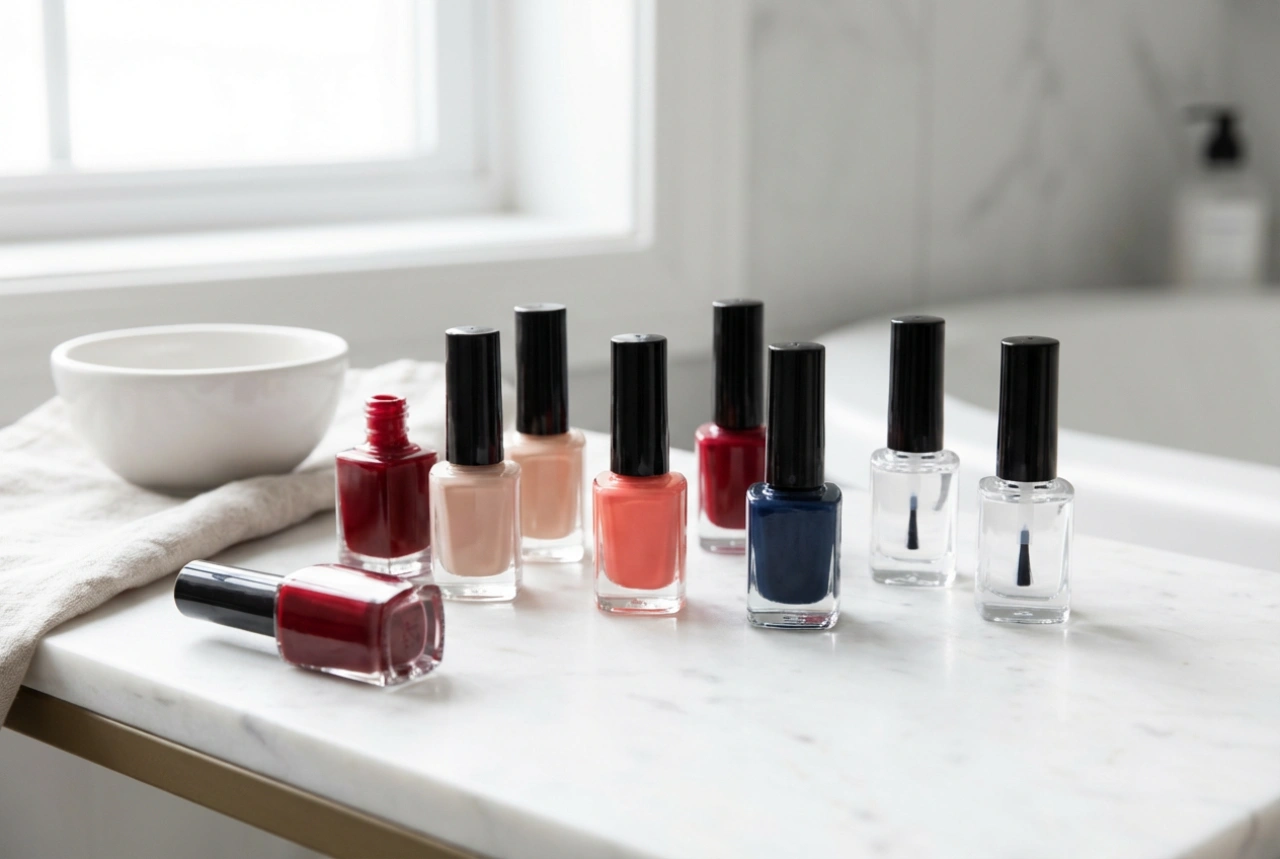 Nagellack-Set: So stellen Sie Farben, Unterlacke und Überlacke zusammen