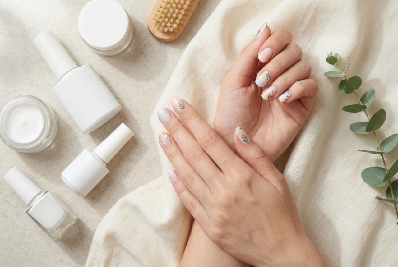 Frühlingshafte UV-Maniküre: Pastellfarben, zarte Designs und die richtige Nagelpflege