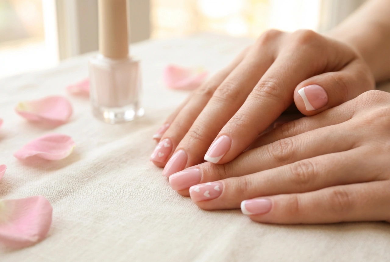 Valentinstag-Maniküre zu Hause: Herzchen, French und einfache Verzierungen
