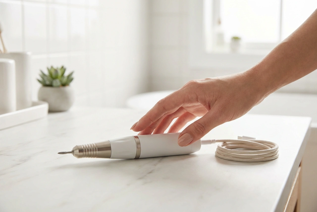 Kabelloser Nagelfräser: Arbeitskomfort, Aufladen, Hygiene