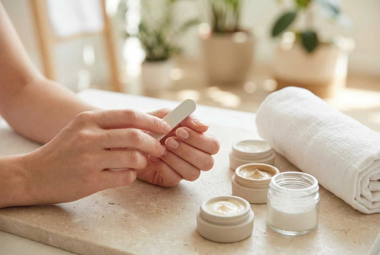 Japanische Maniküre Schritt für Schritt: Vorbereitung, Paste, Puder und Pflege