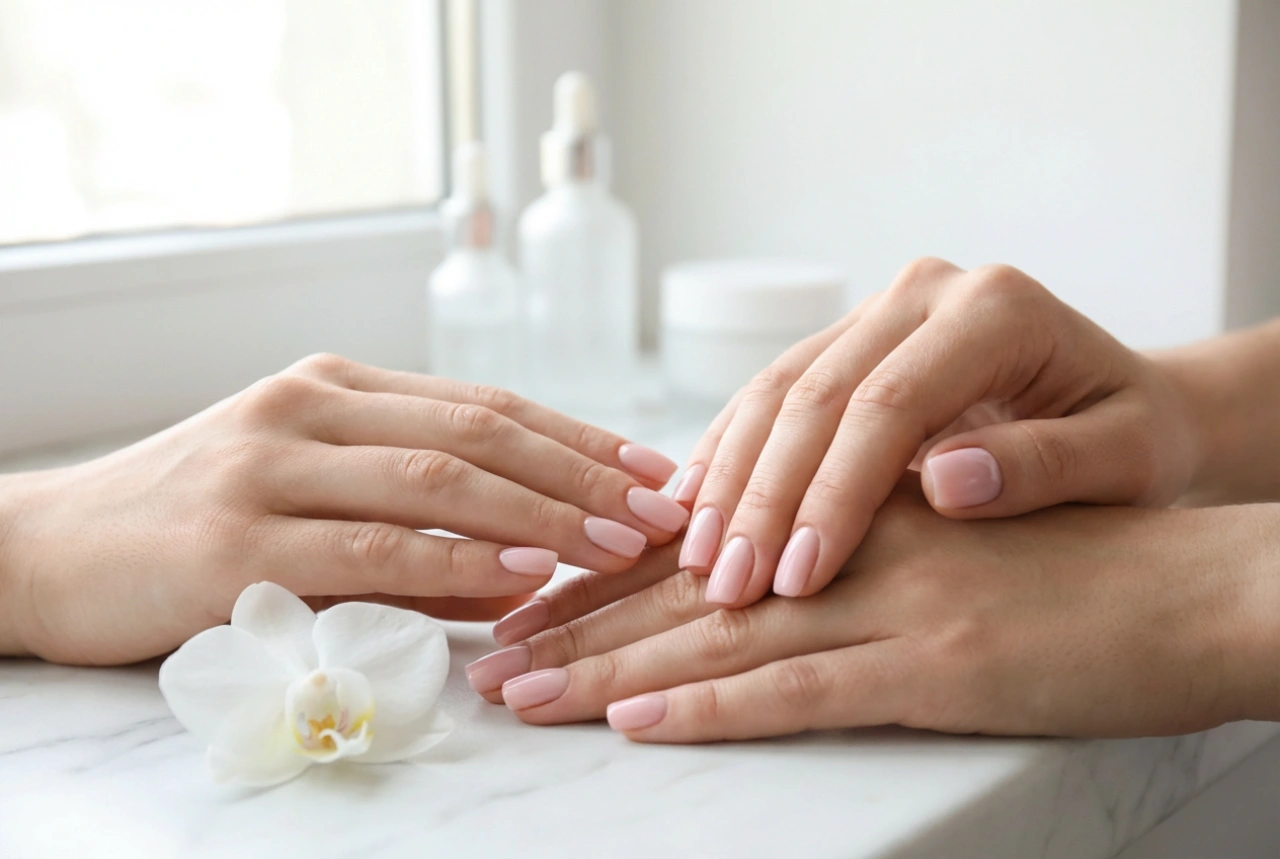 Zarte Maniküre: dezente Farben, die perfekte Nagelplatte und strahlender Glanz