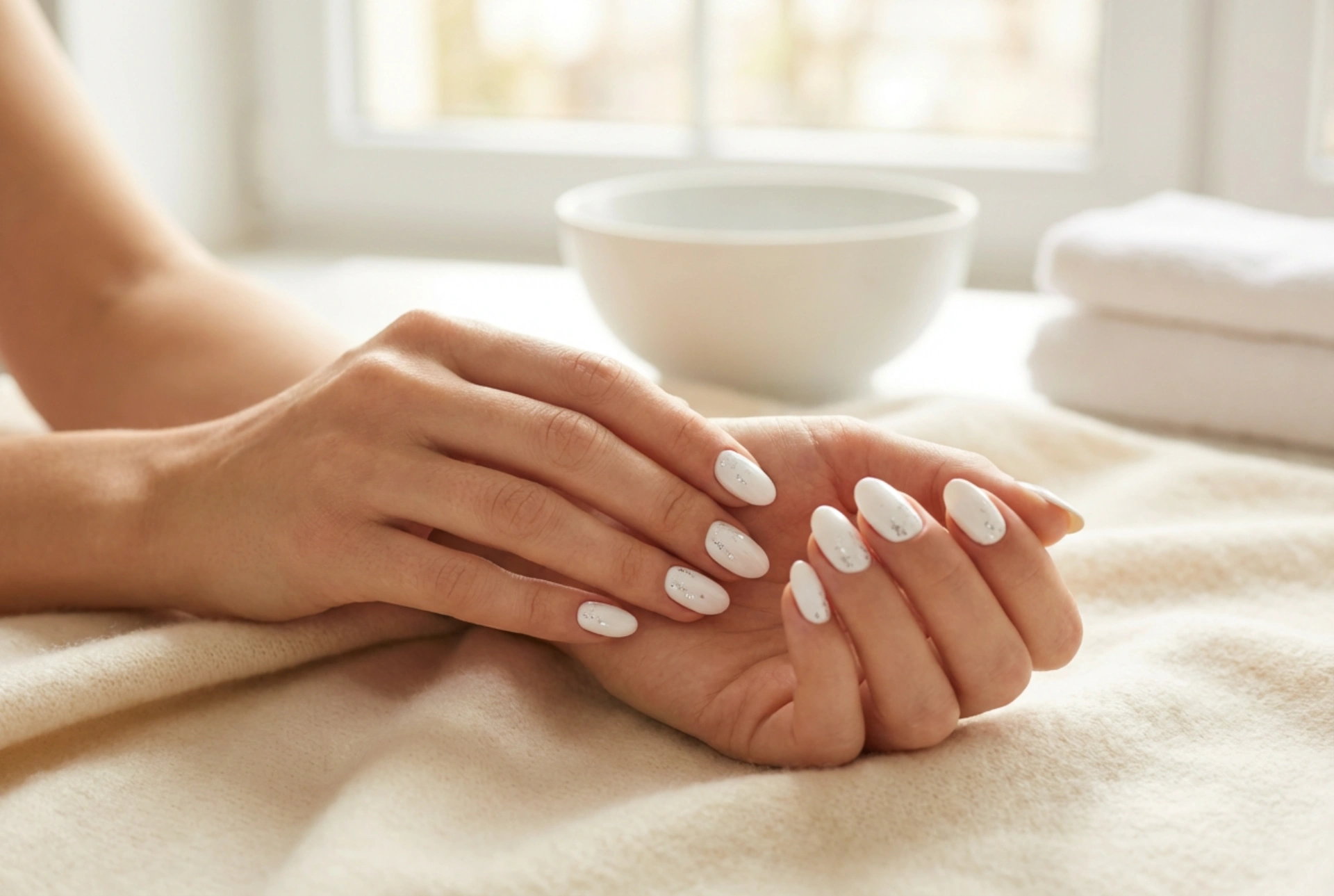 Festliche weiße Nägel: Vorbereitung der Nagelplatte, Designs und Schutz