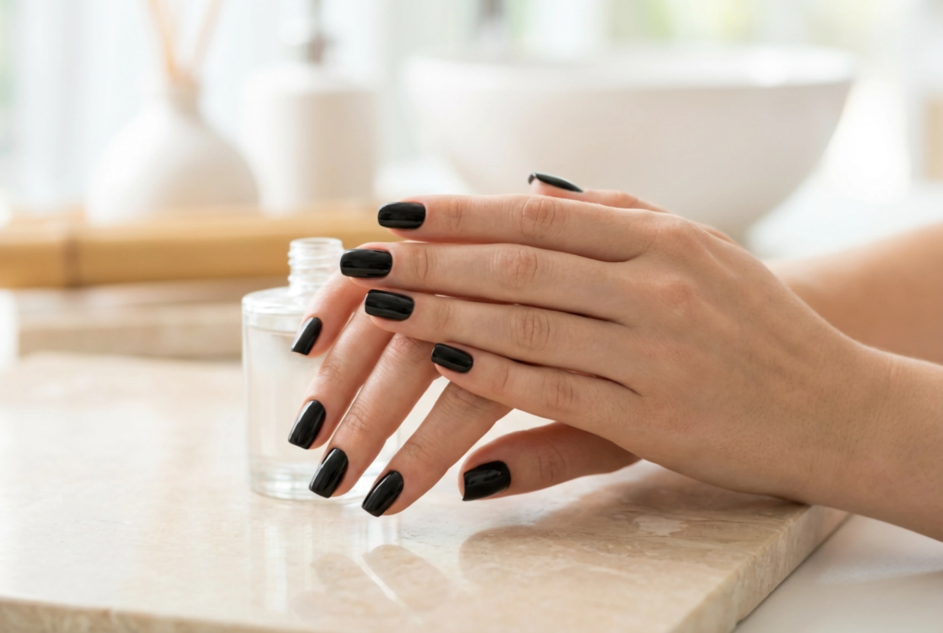 Schwarze UV-Gelnägel: Perfekte Vorbereitung, maximale Deckkraft und brillanter Glanz