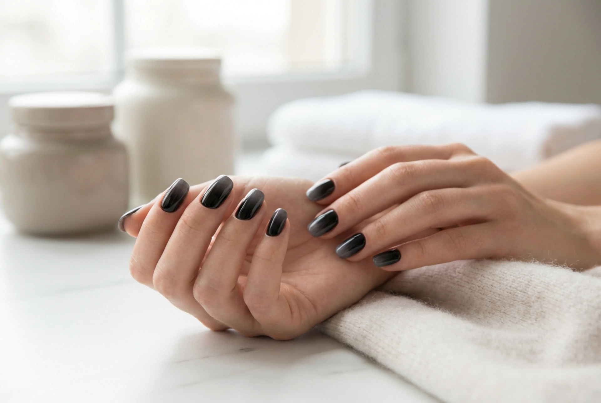Schwarze Ombré-Nägel: Weiche Übergänge, Rauch-Effekt und zu vermeidende Fehler