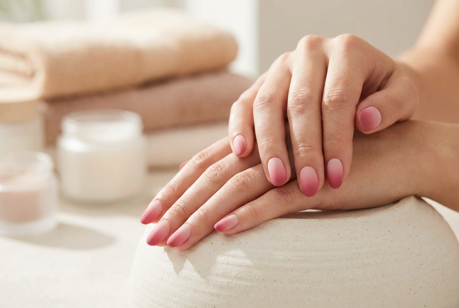 Pink Ombré-Nägel: Passende Farbtöne und Anwendungstechnik