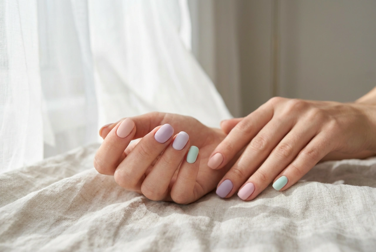 Matte Nägel für den Sommer: Pastelltöne, matter Top Coat und Haltbarkeit