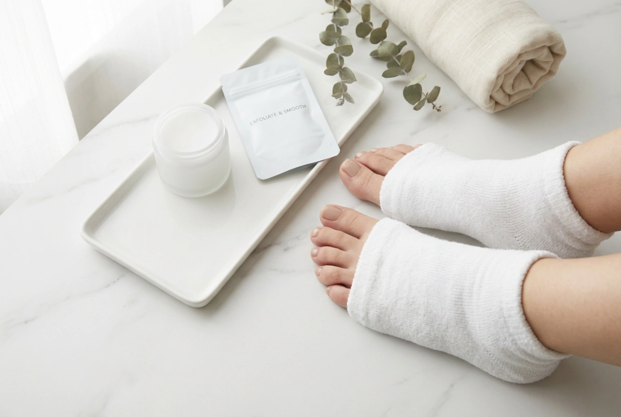 Fußmasken: Die richtige Anwendung von Peeling- und Creme-Socken