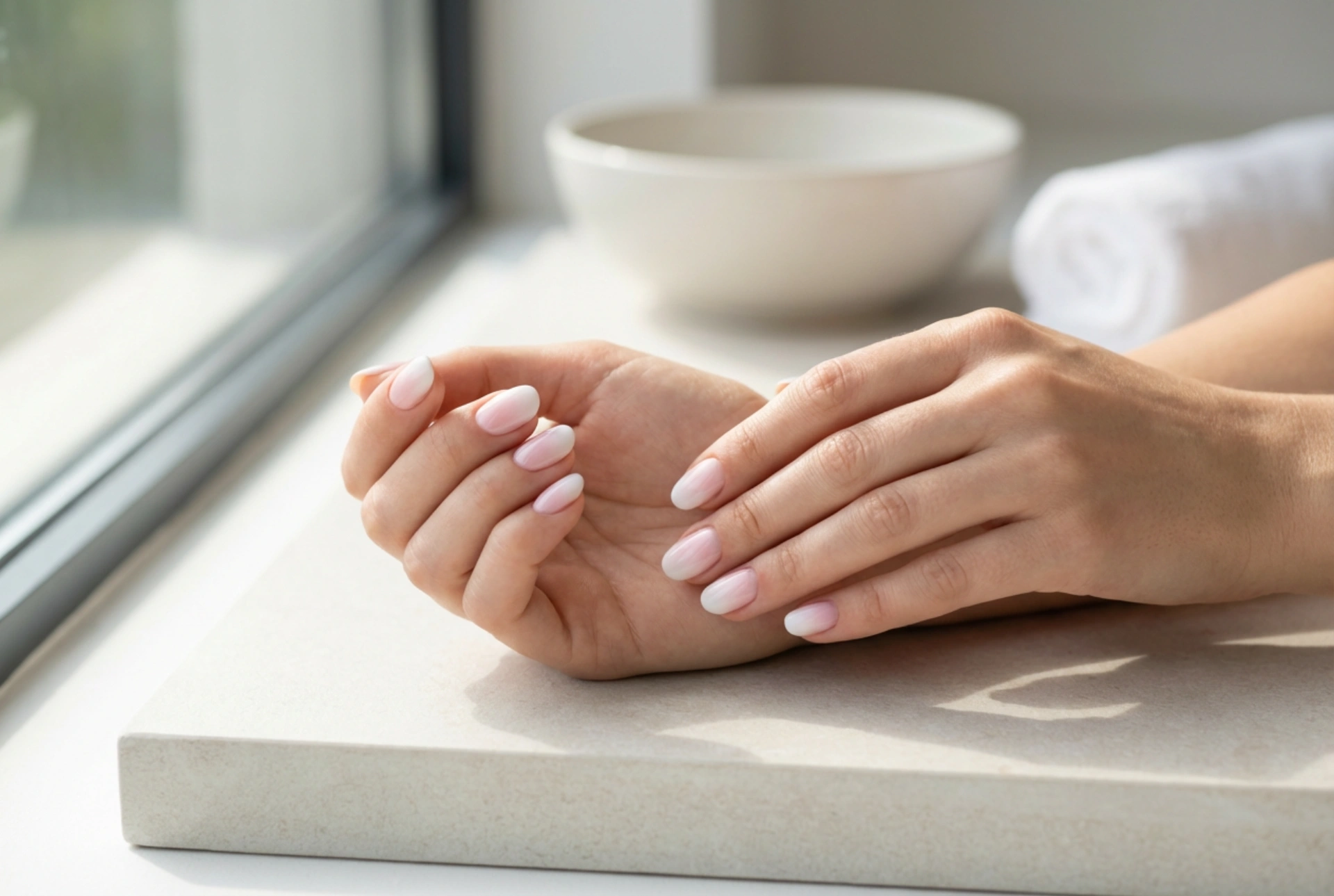 Weiß-Rosa Ombré-Nägel: Eine Schritt-für-Schritt-Anleitung