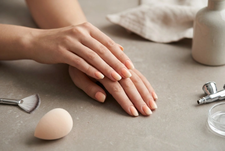 Hybrid-Ombré-Nägel: Techniken mit Schwämmchen, Airbrush und Fächerpinsel