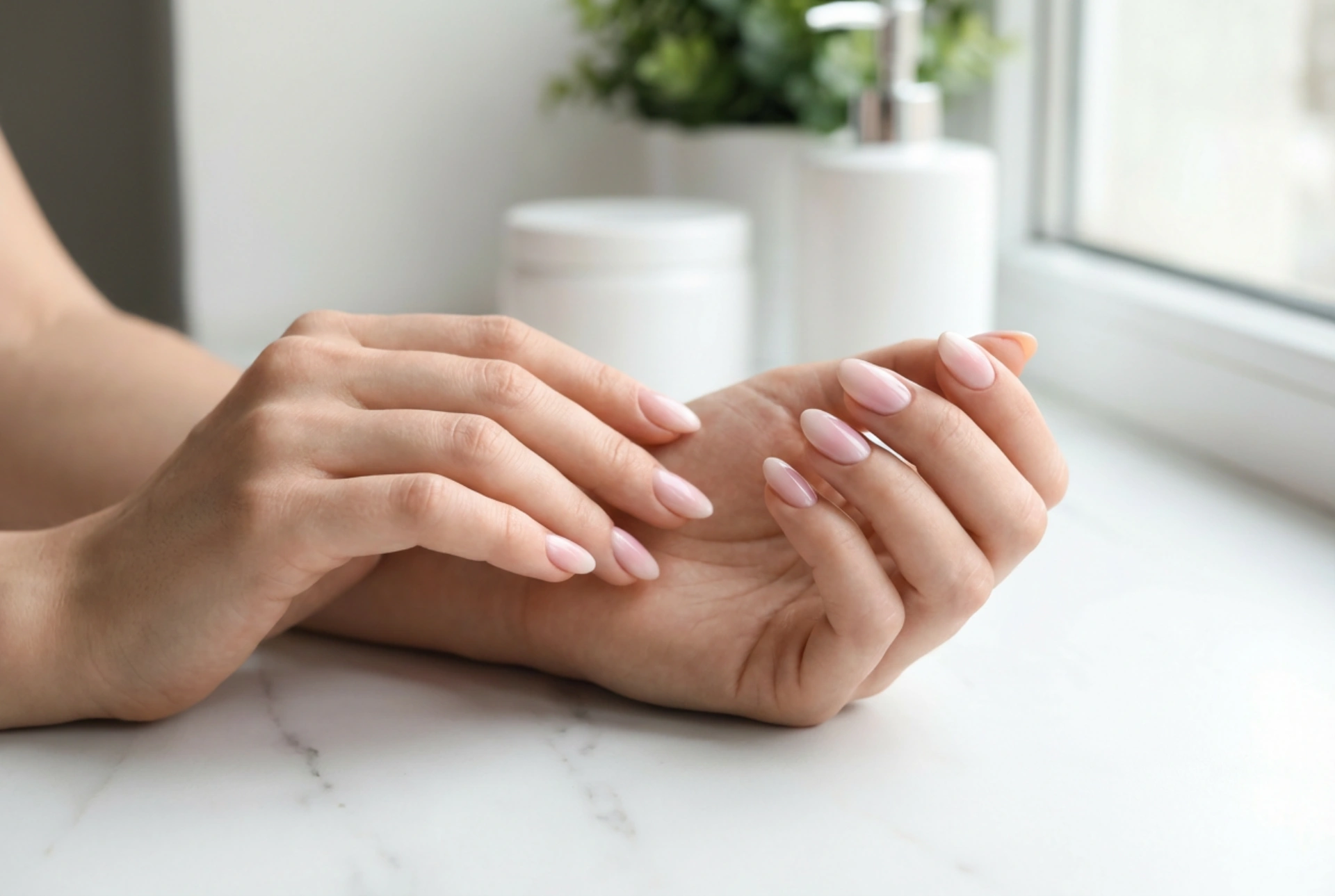 Helle Ombre-Nägel: Zarter Farbverlauf in Pastell und Nude