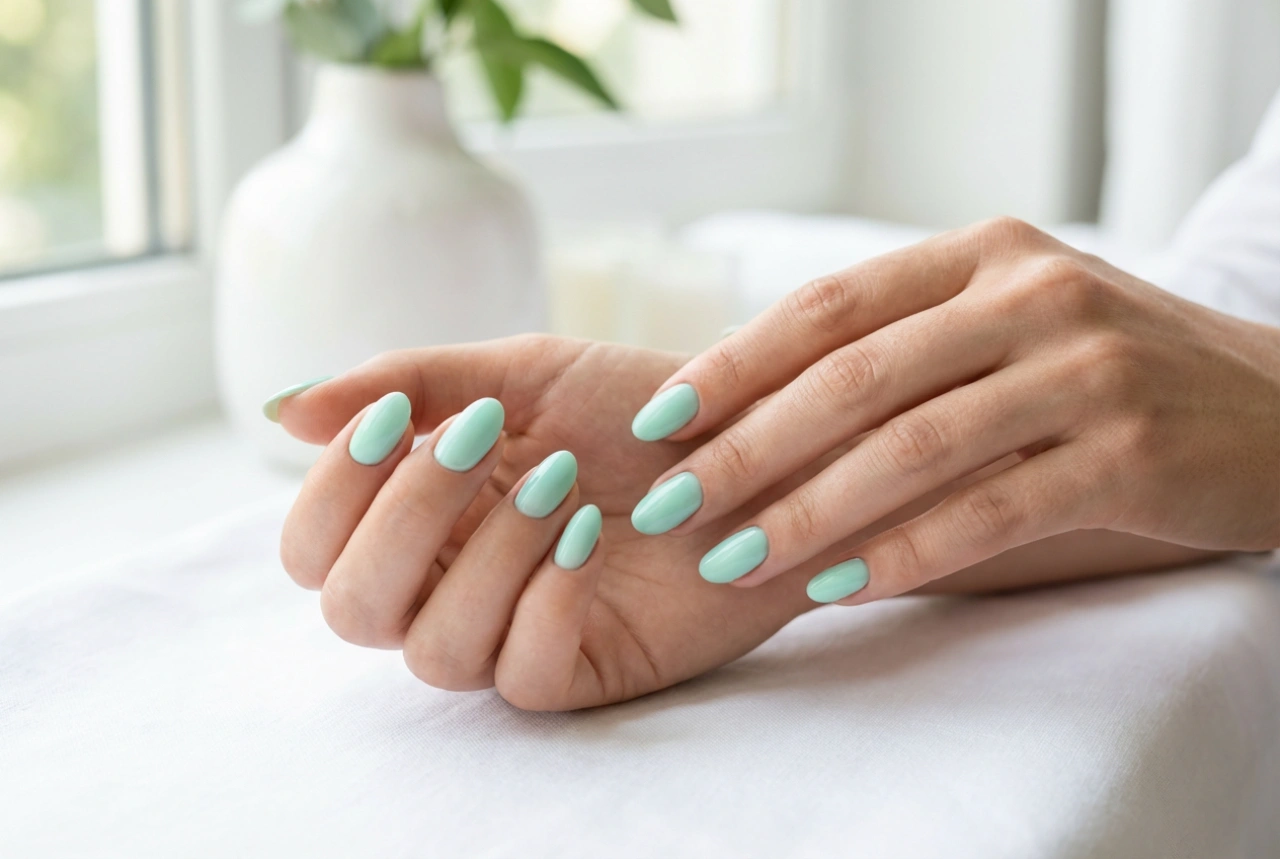 Mintgrüne Ombré-Nägel: Ein frischer, kühler Farbverlauf für den Sommer