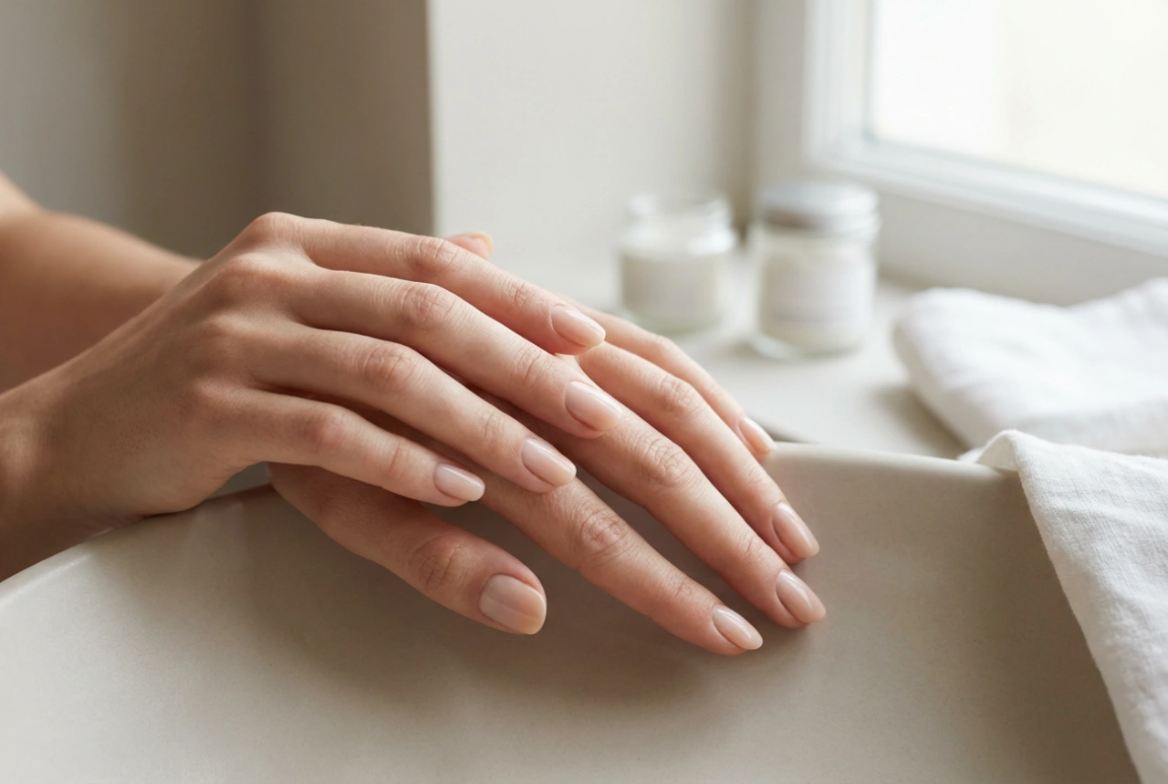 Dezente Ombré-Nägel in Naturtönen: Von Nude bis zu milchigem Beige