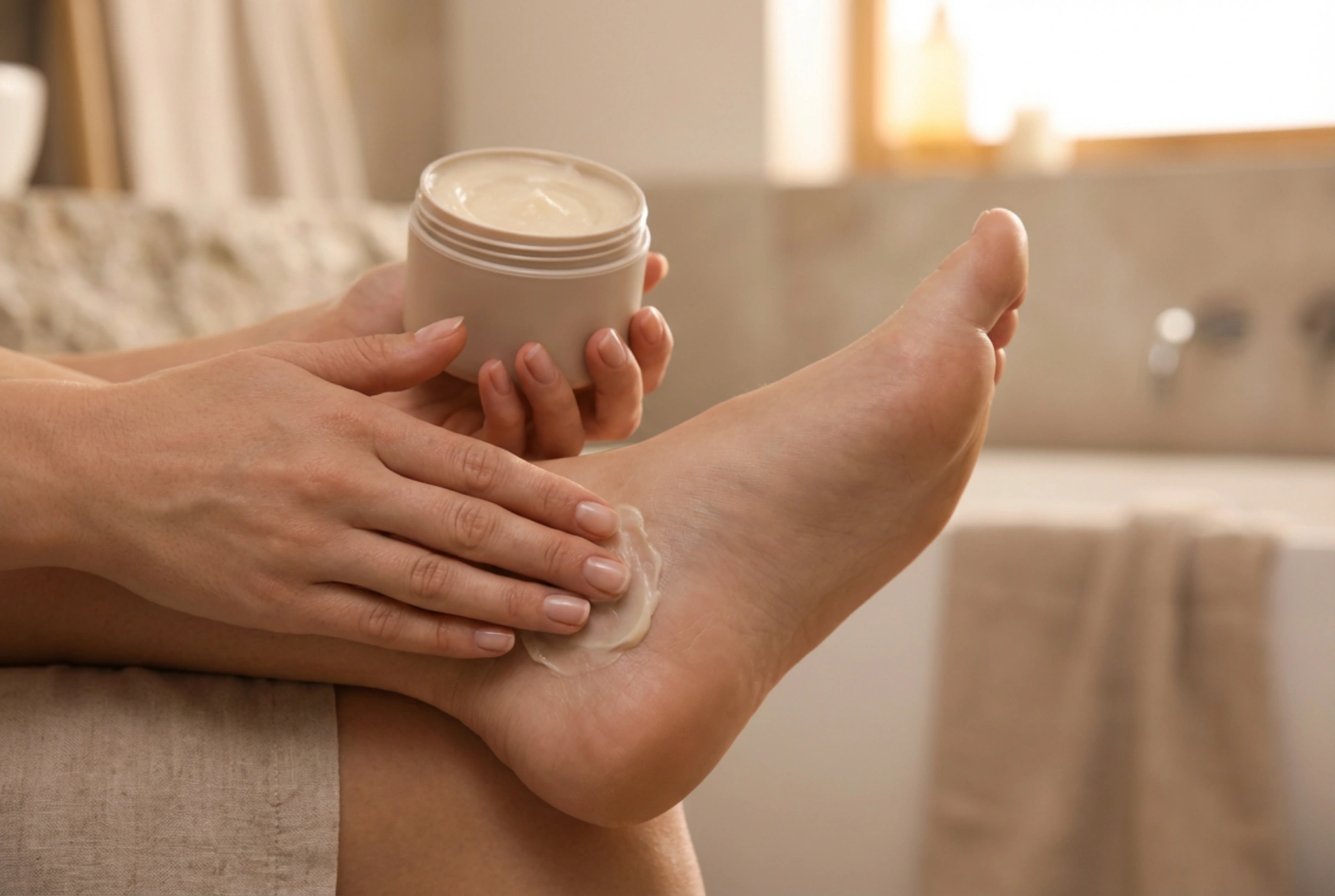 Creme für trockene Fersen: Effektive Abendroutine und Schutz am Tag