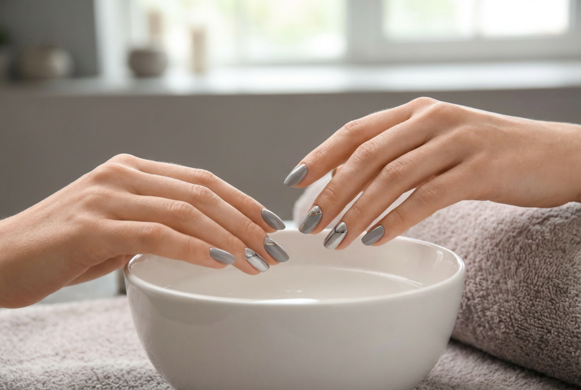 Grau-silberne Nägel: Farbkombinationen, Effekte und einfache Designs