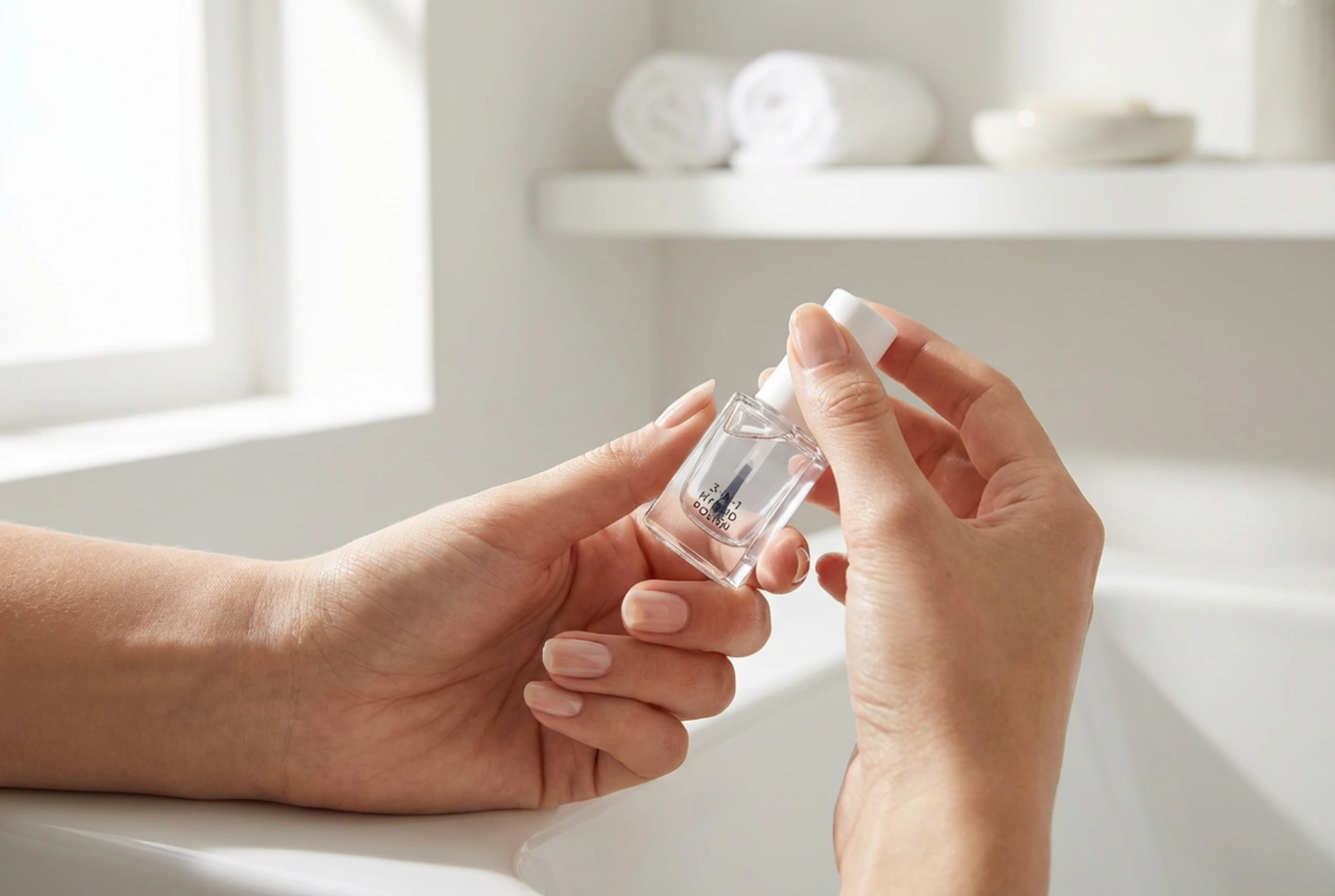 3-in-1-Hybrid-Nagellack: Schnelle Maniküre für Vielbeschäftigte Schritt für Schritt